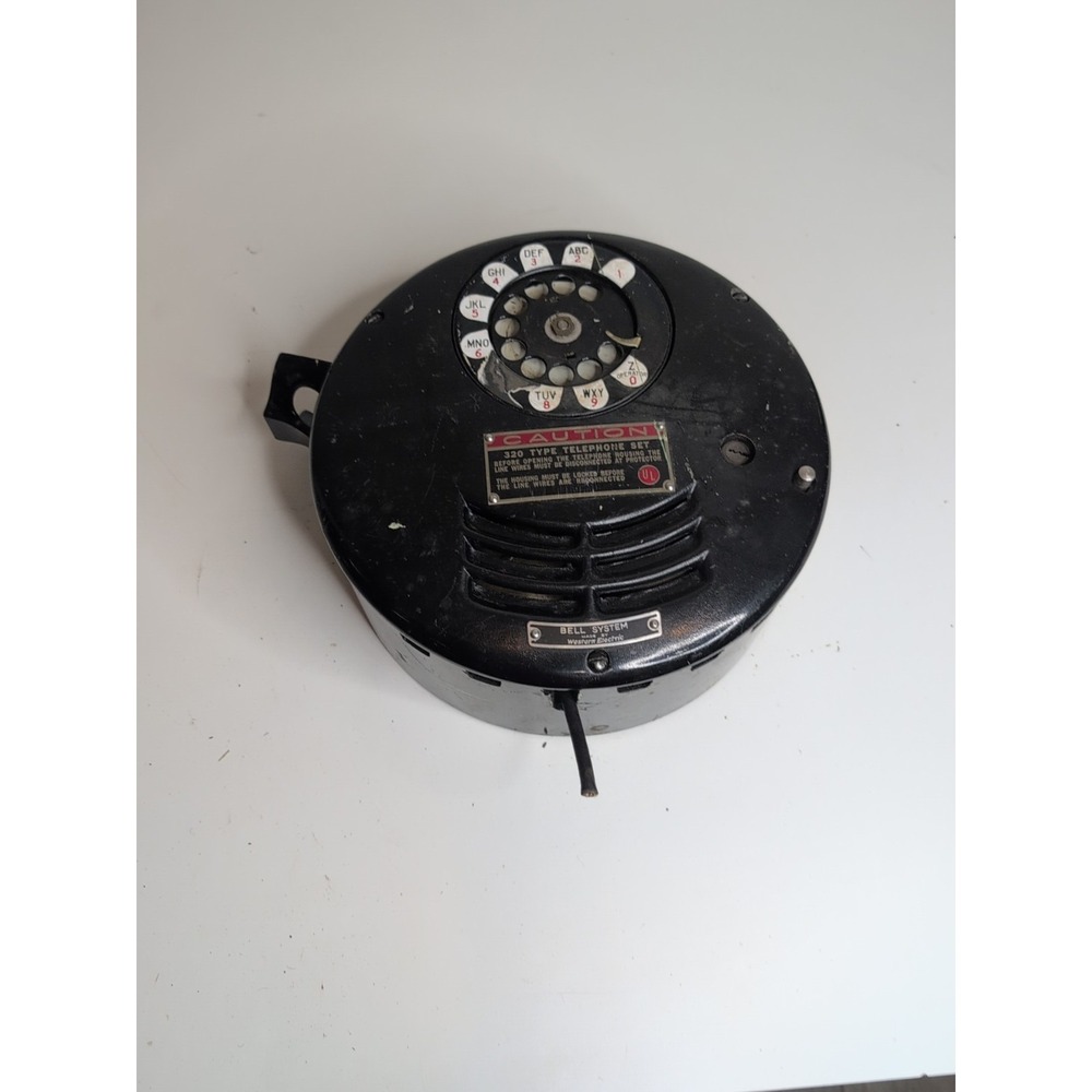 Western Electric Bell System Type 320 Telephone Phone Blast MINE EXPLOSION PROOF